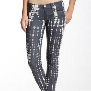 Hudson Jeans Krista Super Skinny Tie Dye Jeans Size 27